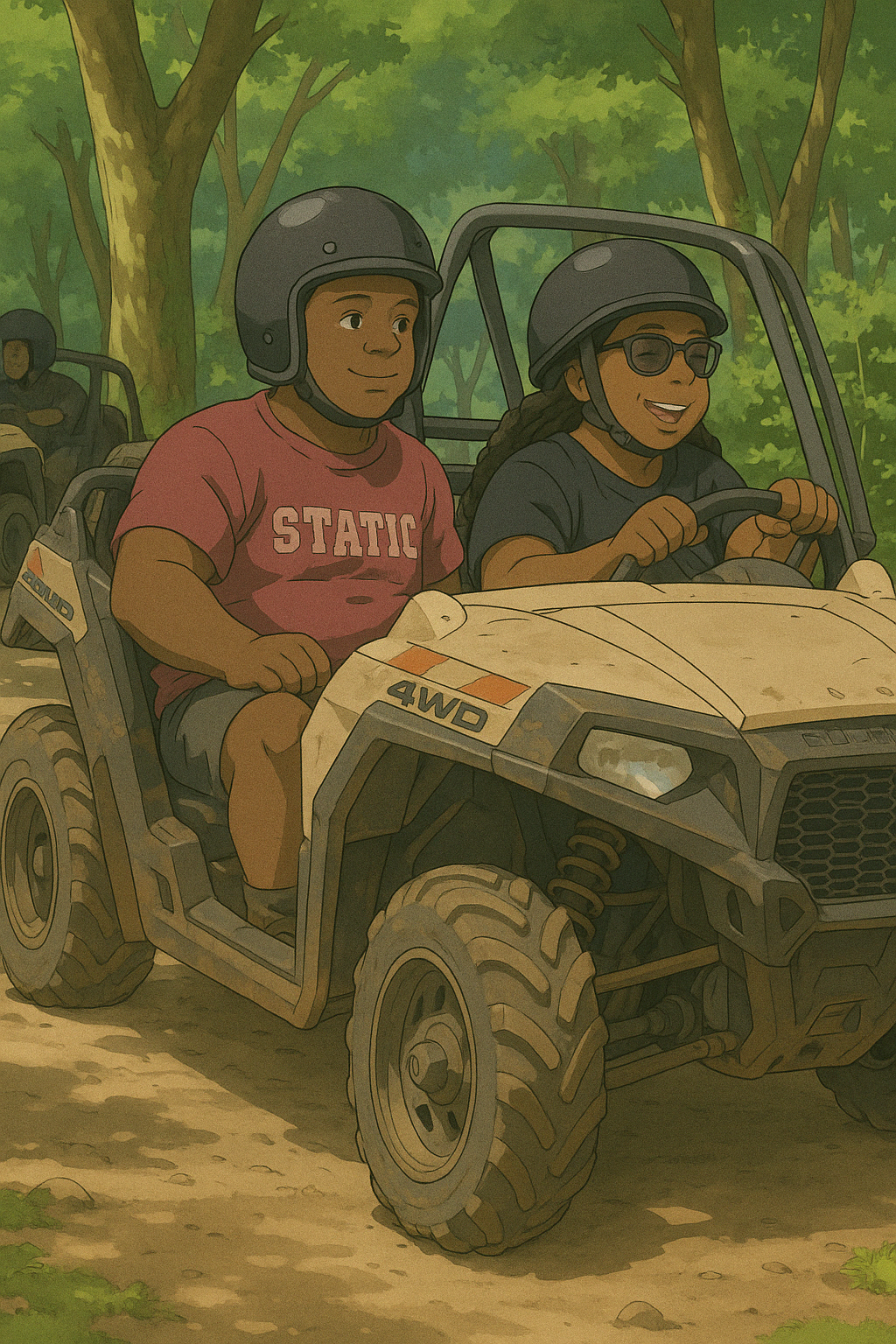 Glenford and Susan on an adventure